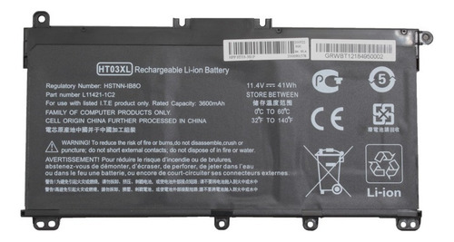 Ht03xl Batería Compatible Con Pavilion 15-cw 15-cs 15-da15db