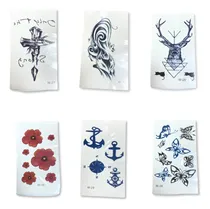 Comprar 120pcs Tatuaje Temporal Tatoo Falso Hombre Mujer Unisex