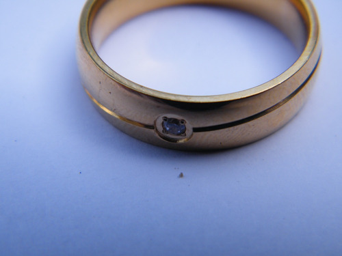 Anillo Elegante De Acero - Compromisos , Matrimonio