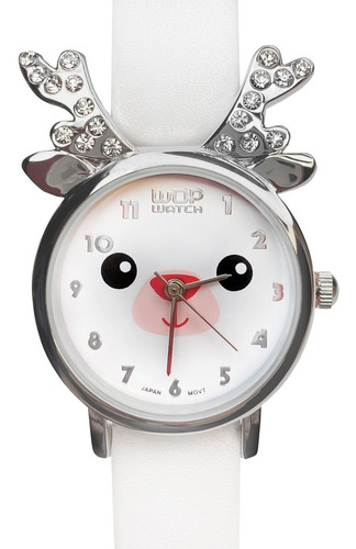 Reloj Para Mujeres Wop Watch Reno Cristales Blanco W9118