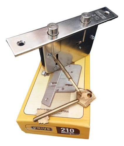 Cerrojo Para Puerta Reja Portón Doble Perno Prive 210
