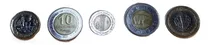 Comprar Moneda Bimetalica Monedas Distintos Paises Y Años  Lote X 5 