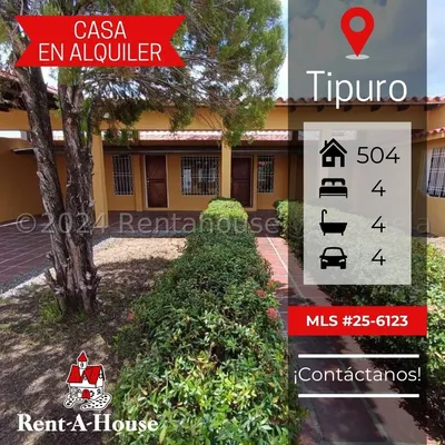 Casa en alquiler