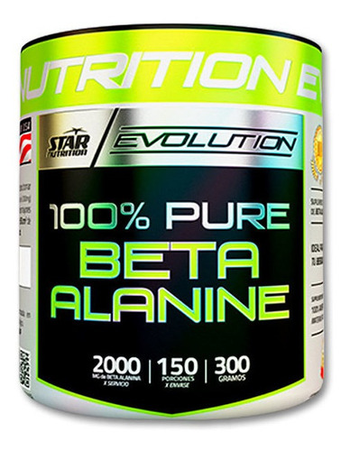 Beta Alanina 100% Star Nutrition.pre Entreno.para Rendir Más