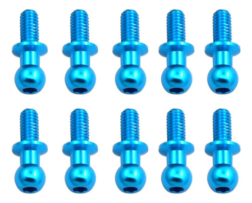 10 Tornillos Hexagonales De Metal M3 Para Tt01 Tt02 Sak