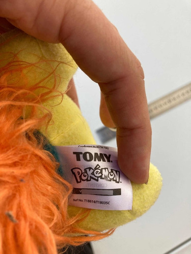 Peluche Pokemon Cyndaquil Original Usado (Usado)