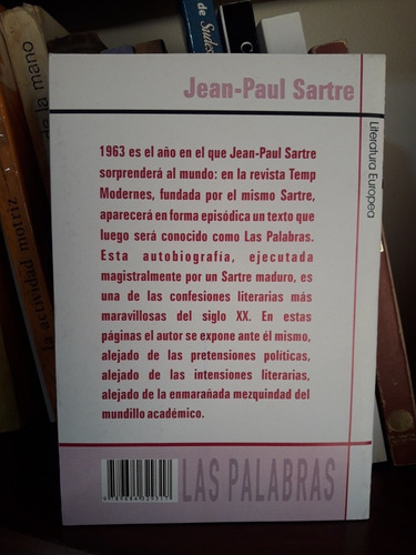 Las Palabras, De Jean-paul Sartre. Editorial Octaedro, Tapa Blanda En Español, 2003