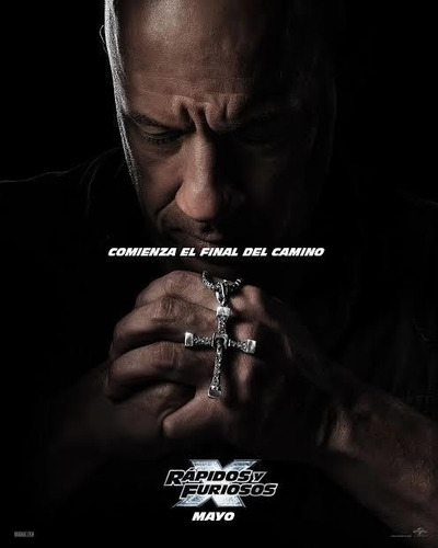 Póster Oficial De Cine Rápidos Y Furiosos X