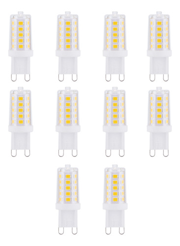 Bombilla Led G9, 10 Unidades, Base, 3 W, 32 Led, Bipin