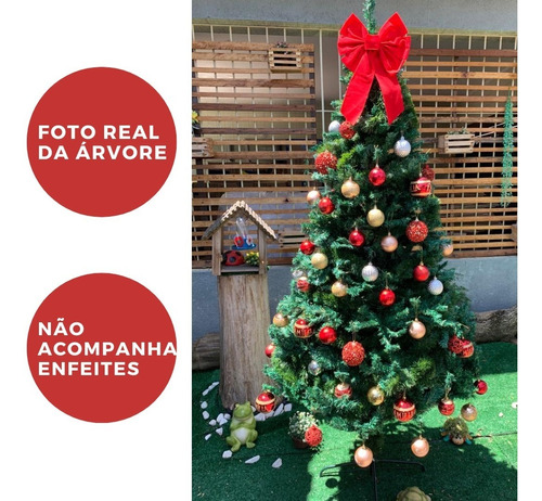 Arvore De Natal Grande 2,10m Pinheiro 1300 Galhos Luxo | Parcelamento sem  juros