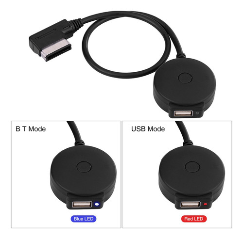 Q Coche Ami Mdi Bluetooth Audio Aux Hembra Cable Adaptador