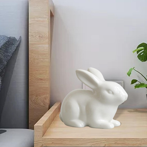 4 Adorable Conejito De Pascua Figuritas Estatua De Conejo