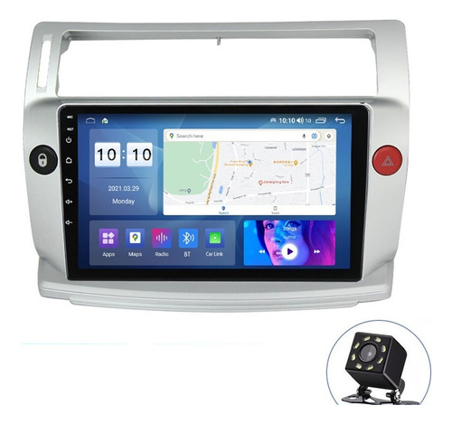 Estéreo 1+16g Para Citroen C4 2004-2014 Cámara Wifi Gps