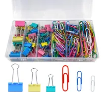 Comprar 320pcs Clips De Papel Clips De Carpeta, Clips De Colores Y