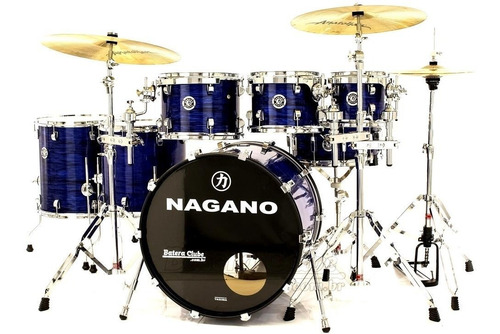 Bateria Nagano Concert Full Celluloid Birch Brooklin Blue 22