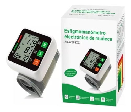 Tensiómetro Digital De Muñeca Exacto En Caja Medidor + Cofre