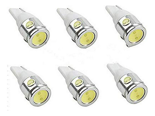 Focos Led - Best To Buy (6-pack) White Bulb T5 Wedge 2.5w 36