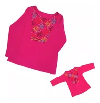 Comprar Bff Remera Seamos Valientes Conjunto Nena Muñeca Ropa Wg