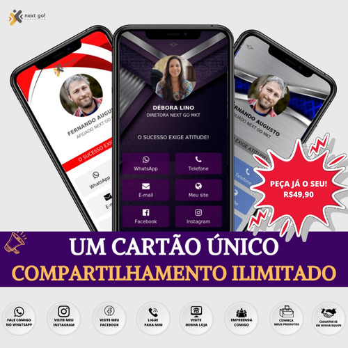 Imagem 2 de 3 de Cartão De Visita Digital