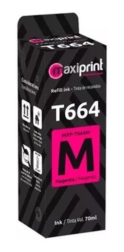 Tinta Epson T664 L110/l120/l200/l210/l300/l350 (4colores)