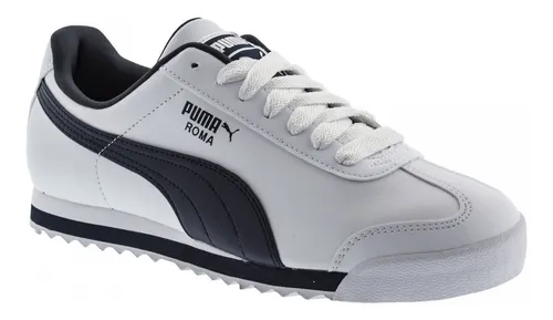 Zapatilla Puma Roma Basic De Hombre Color Blanco