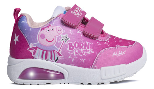 Zapatillas Footy Peppa Pig Con Luces Infant Bebés Moda Fucsi