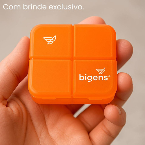 Kit 2x Max Abóbora 1000mg De Óleo De Semente De Abóbora Prensado A Frio Com Vitamina E + Brinde | 300 Cápsulas, Bigens