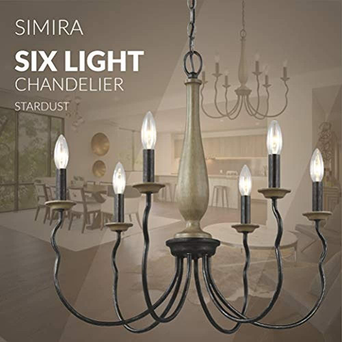 Sea Gull Lighting 3115806-846 Simira Candelabro De Seis Luce