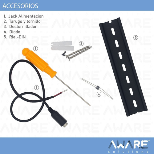 Panel De Control De Acceso Zteco Atlas-200 Lector 2-puertas