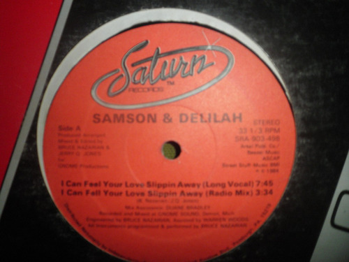 Disco Remix Samson & Delilah - I Can Feel Your Love (1984)