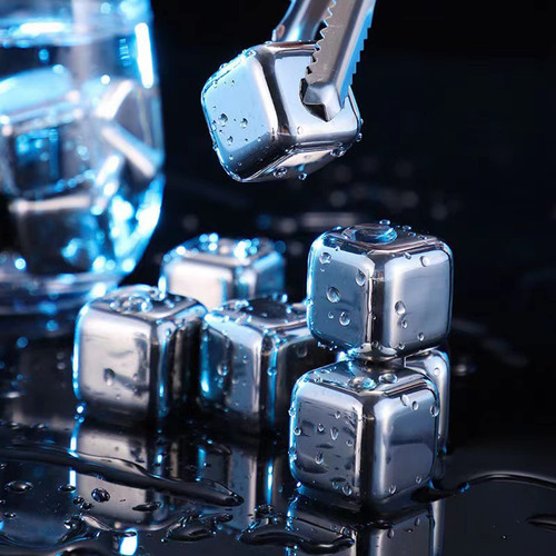 Cubitos De Hielo De Acero Inoxidable 304 Reutilizables