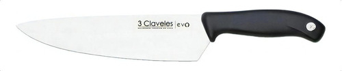 Cuchillo Tres Claveles Cocinero Evo 20 Cms  1357 Color Negro