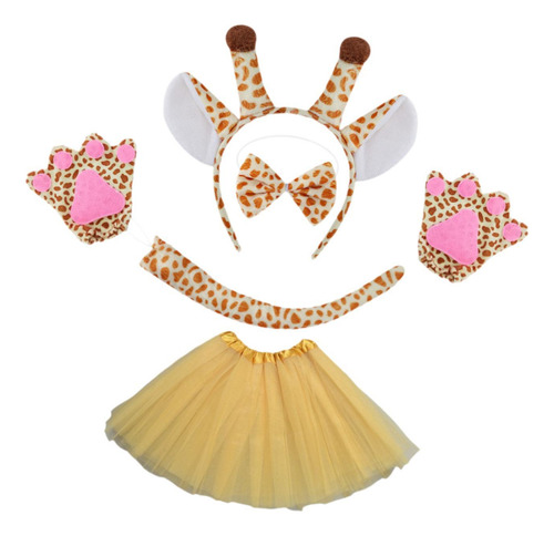 Conjunto De Disfraz De Jirafa, Lindos Accesorios De Disfraz