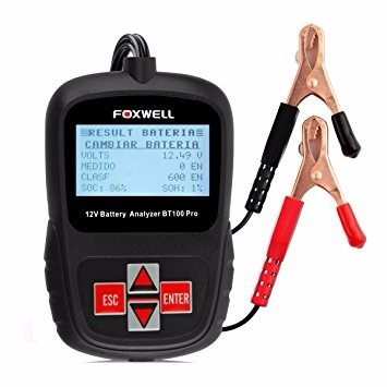 Testador Eletrônico Bateria Foxwell Bt100 12v Frete Grátis