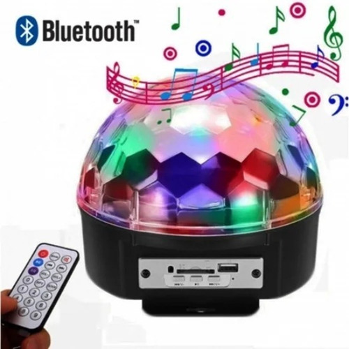 Parlante Mp3 Bluetooth /usb/ Con Luces Giratoria