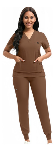 Yfa Pijama Quirurgica Dama De Cuello V Uniforme Quirurgico