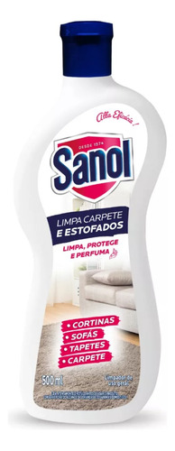 Limpa Carpete E Estofados 500ml Sanol