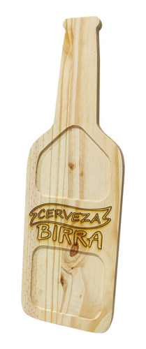 Tabla Picada Diseño Botella Cerveza Pack ×12