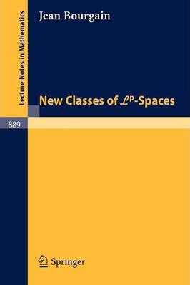 Libro New Classes Of Lp-spaces - J. Bourgain