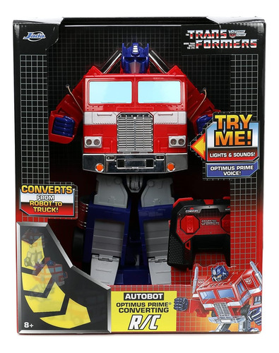  Jada Toys Transformers Optimus Prime R/c Convertible Se