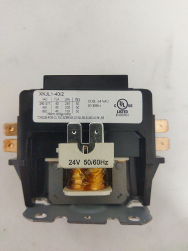 Contactor 40amp 24v 2polos Ul® Multipropósito 