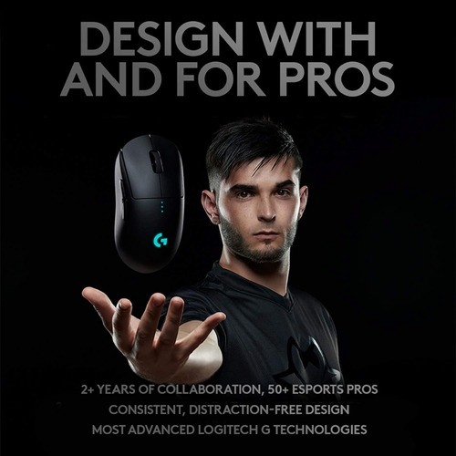 Logitech G Pro Wireless Mouse Profesional Para Esports