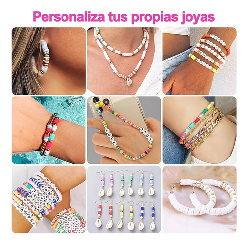 Juego De Abalorios De Bricolaje Para Hacer Pulseras 15000+