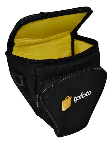 Funda negra Canon Reflex Li para cámara y objetivo adjunto