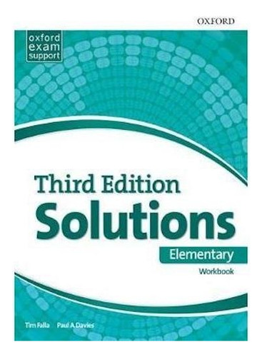 Solutions Elementary - Workbook - 3rd Edition - Oxford