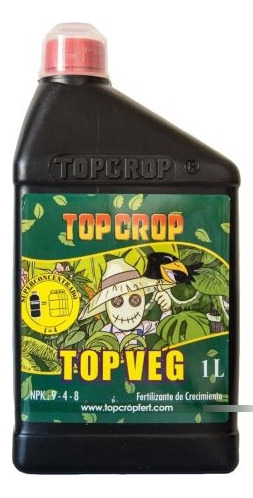 Top Veg 1 Litro. Fertilizante De Crecimiento. Top Crop