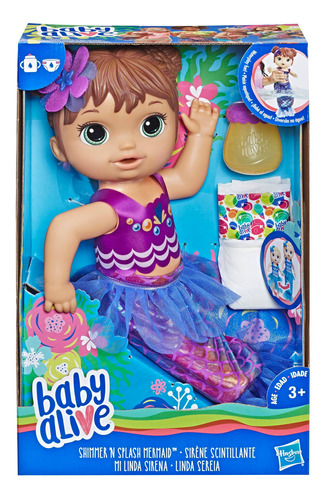 Baby Alive Mi Linda Sirena Castaña