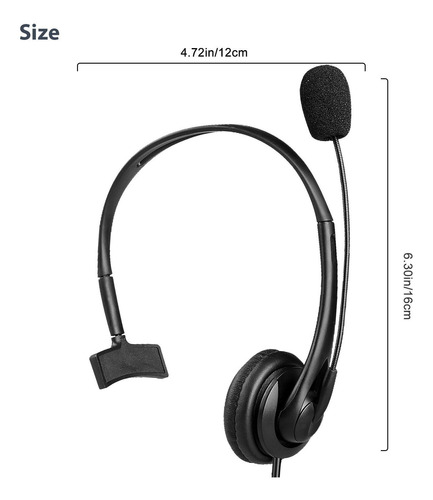 Auricular Usb De Computadora Auricular De Centro De Llamadas