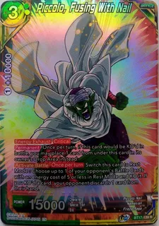 ghost rare foil Dragon Ball Super Tcg Piccolo, Fusing With Bt17-139 R Foil