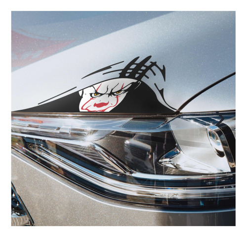 Sticker Para  Coche Pennywise It The Clown Payaso Diabólico